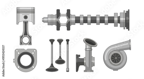 Car Engine Parts Assorted.