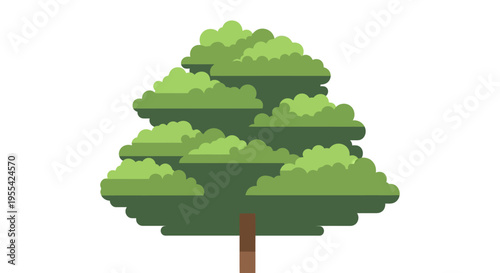 Green Tree Illustration.