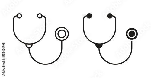 Stethoscope icon. web vector design