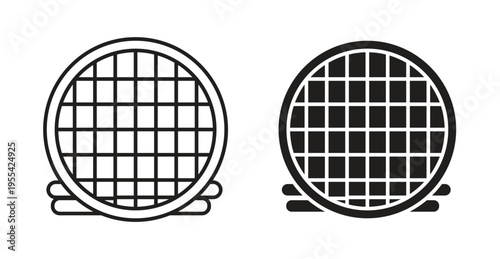 Stroopwafel cookies icon. web vector design