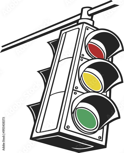 traffic light vector illustration