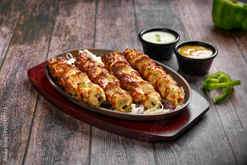 Seekh Kebab | Indian Pakistani Minced Meat Kebab, Grilled BBQ, Restaurant Style Food Photography