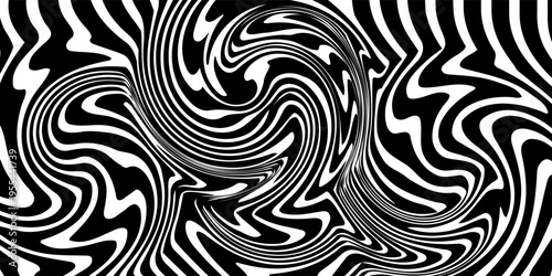 Black and white diagonal stripes with grunge texture create a dynamic and high contrast pattern, suitable for backgrounds,  modern eps 10