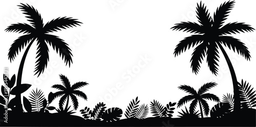 Hand drawn top view houseplants vector set with colorful potted flowers, flat design icons for interior and landscape projects