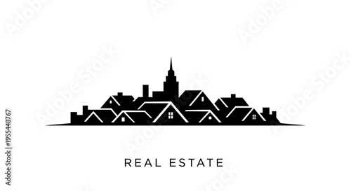 Vector illustration of a brain with neural connections and nodes in a graphic design.