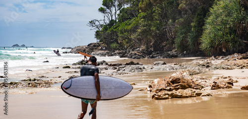 Surfing in Byron Bay, The Pass