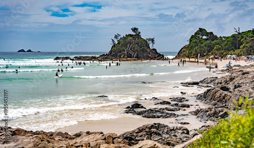 Surfing in Byron Bay, The Pass
