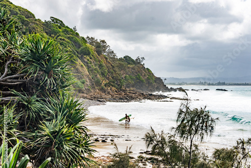 Surfing in Byron Bay, The Pass