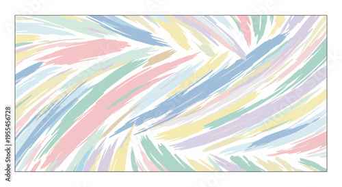 Colorful abstract brush strokes pattern.