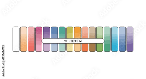 Colorful film rolls in a row.