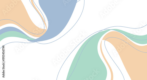 Colorful abstract shapes design elements.