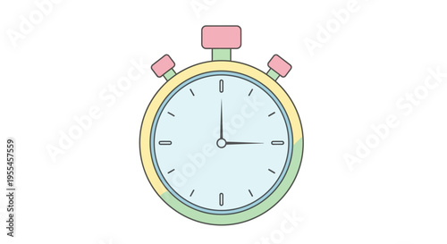 Stopwatch timer clock with buttons.