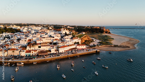 Aerial Ferragudo village