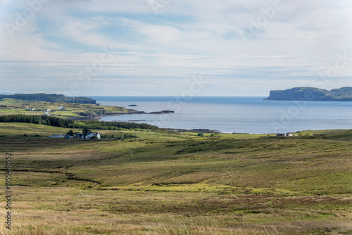 The Isle of Skye,  is a large and scenic island in the Inner Hebrides of Scotland. It's known for its dramatic landscapes.