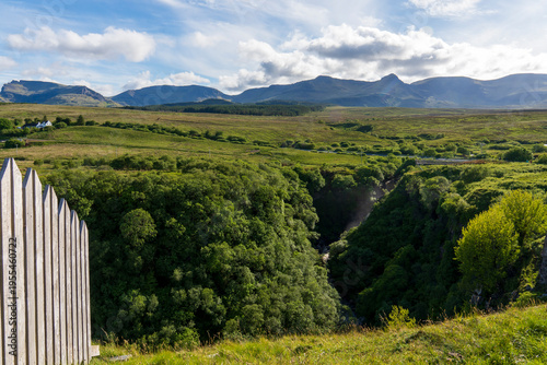 The Isle of Skye,  is a large and scenic island in the Inner Hebrides of Scotland. It's known for its dramatic landscapes.Ocean views from the Lealt Falls lookout