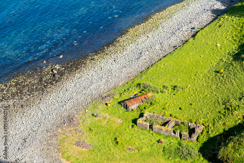 The Isle of Skye,  is a large and scenic island in the Inner Hebrides of Scotland. It's known for its dramatic landscapes.Ocean views from the Lealt Falls lookout