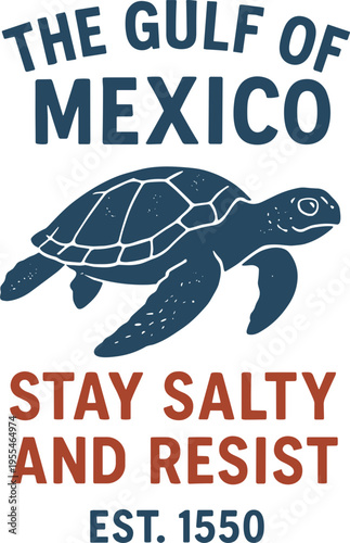 Gulf of Mexico Svg, Mexico Beach Svg, Turtle Svg, Gulf of Svg Mexico Resist svg