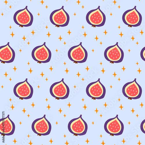 Cartoon Fun Fruit Seamless Pattern Background. Vibrant Retro Wrapping Paper Print. Colorful Party Wallpaper Design. Fashionable Bold Tropical Textile Positive Festive Fabric. Happy Summer Holiday Art