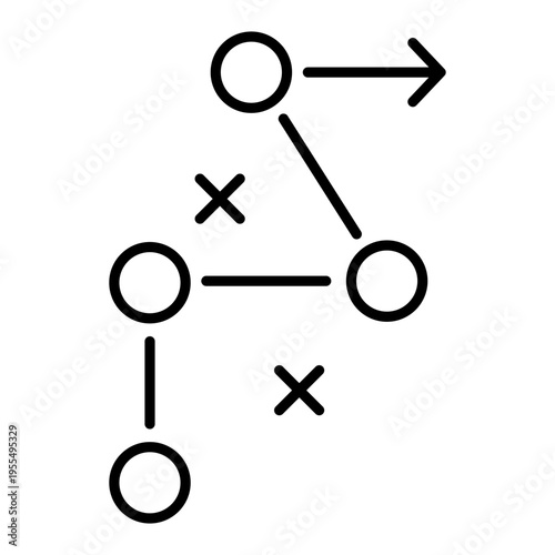 Roadmap icon vector. Business strategy illustration sign. Route symbol. Strategy logo. 