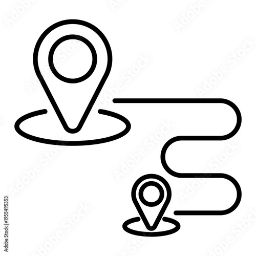 Roadmap icon vector. Business strategy illustration sign. Route symbol. Strategy logo. 