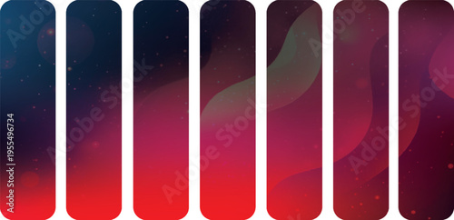 Abstract Gradient Background with Dynamic Color Transition and Geometric Shapes.