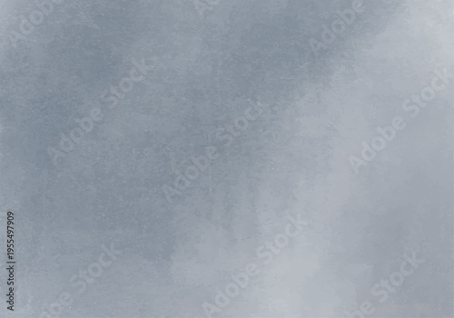 抽象的な灰色の水彩風テクスチャ背景、編集可能なベクター素材