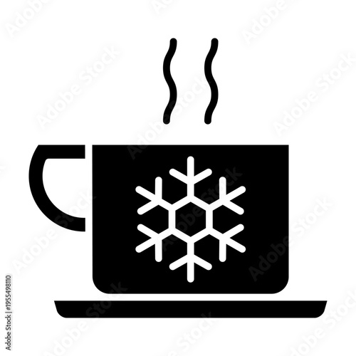 Winter icon vector. Snowl Illustration sign. Cold weather symbol. Cold logo.