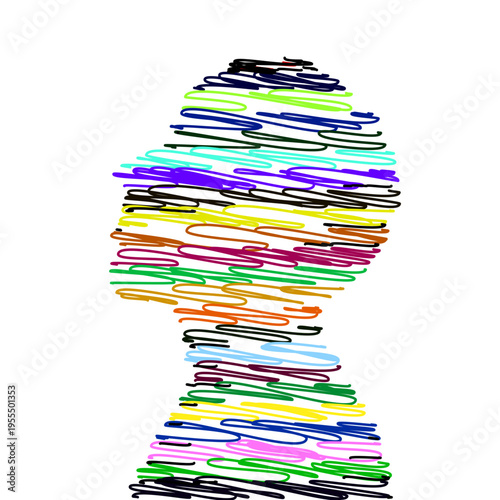 Mental health and psychology: bipolar disorder concept. dual mind metaphor. brain, mood, and emotional states. therapy, diagnosis, and mental wellness. contrasting thoughts and feelings. Vector PNG