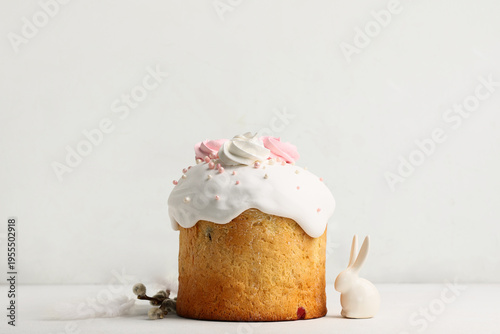 Sweet Easter cake with meri...