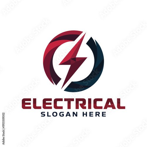 Free Download electric logo design silhouette vector line art logo design - GFXLoad