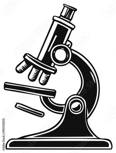 Vintage Microscope Scientific Equipment for Research and Discovery