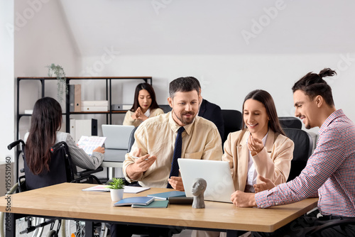 Group of business people wi...