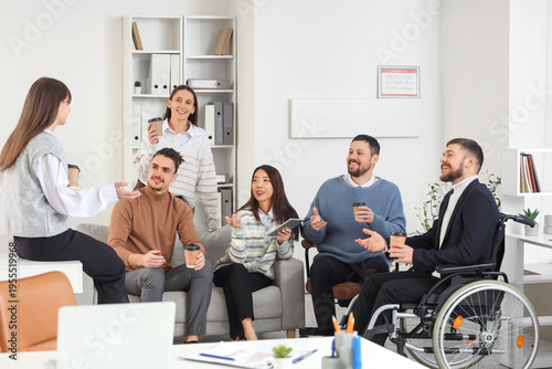 Group of business people wi...