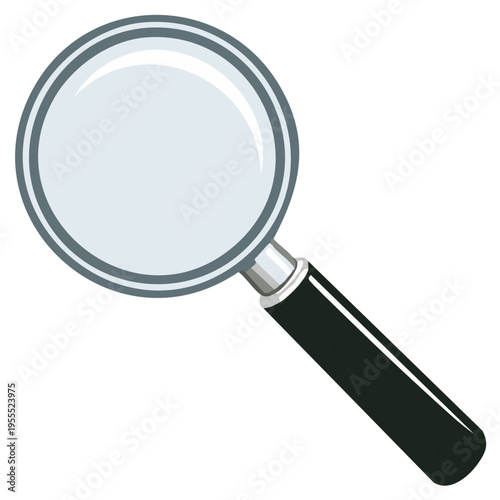Magnifying Glass Tool for Close Examination and Research