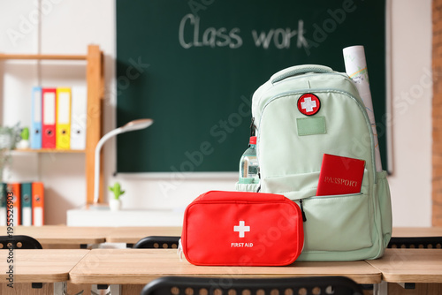 Emergency backpack and firs...