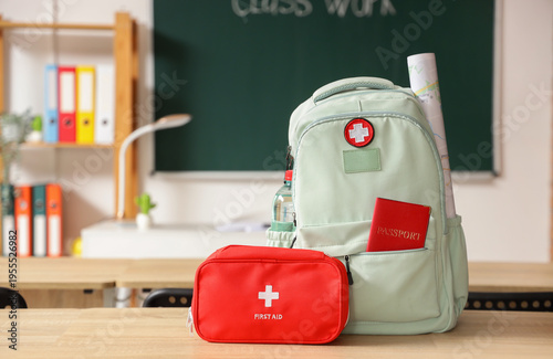 Emergency backpack and firs...