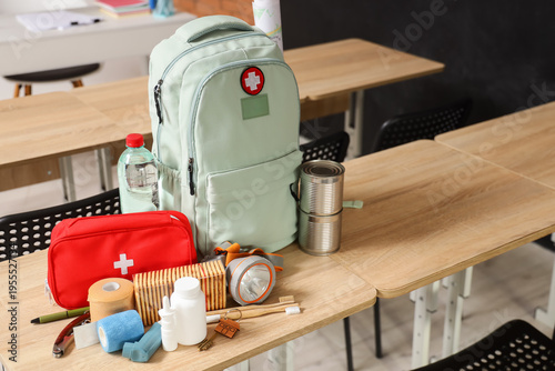 Emergency backpack, first a...