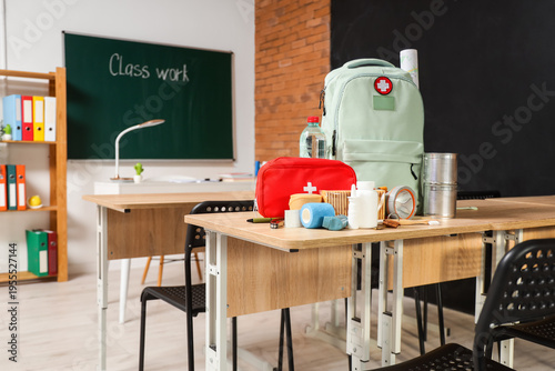 Emergency backpack, first a...