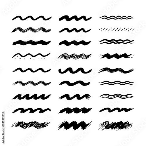waves vector set
Vector set of isolated images on a white background