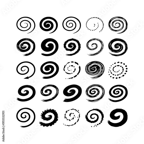spirals vector set
Vector set of isolated images on a white background