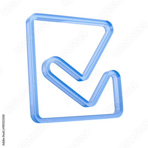 check mark sign on white ba...