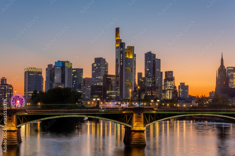 Obraz premium Frankfurt´s Skyline