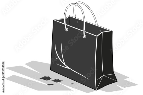paper bag with shopping bags