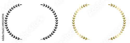 laurel wreath decorative graphic for your design