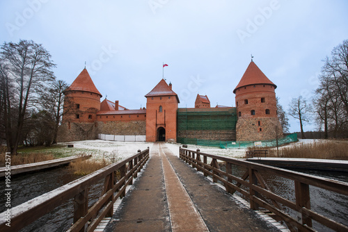 the island castle of trakai, lithuania