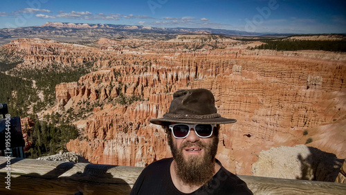 man at Bryce Canyon National Park