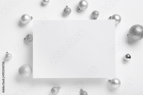 Composition with blank card...
