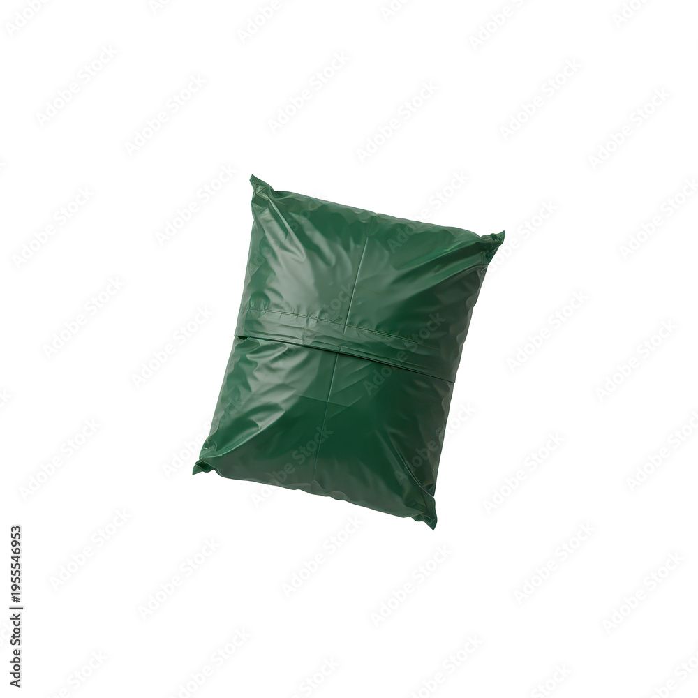 Fototapeta premium Pillow with a Green Textured Cover