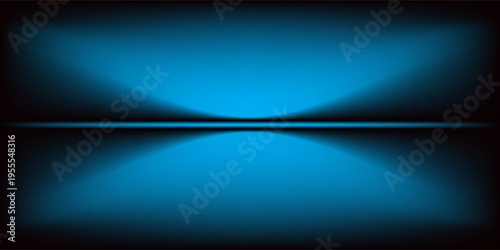 Abstract gradient podium background. blue empty 3d studio backdrop