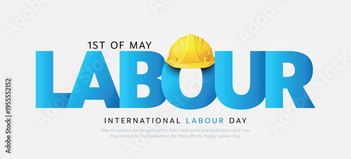 Happy Labour day or international workers day creative vector illustration design. labor day and may day celebration.